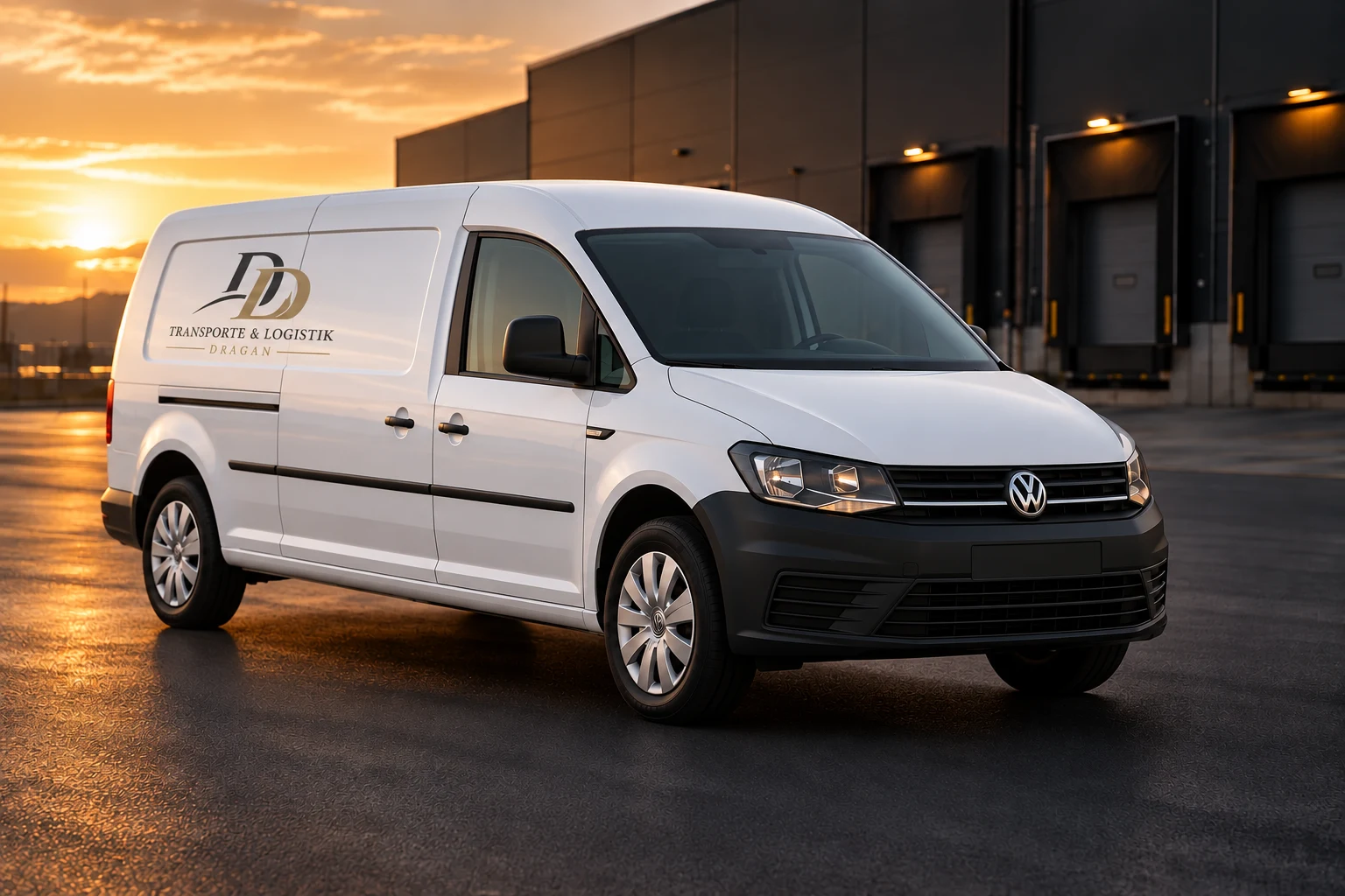Volkswagen Caddy Maxi, Modell 2019 – KI-generierte Illustration