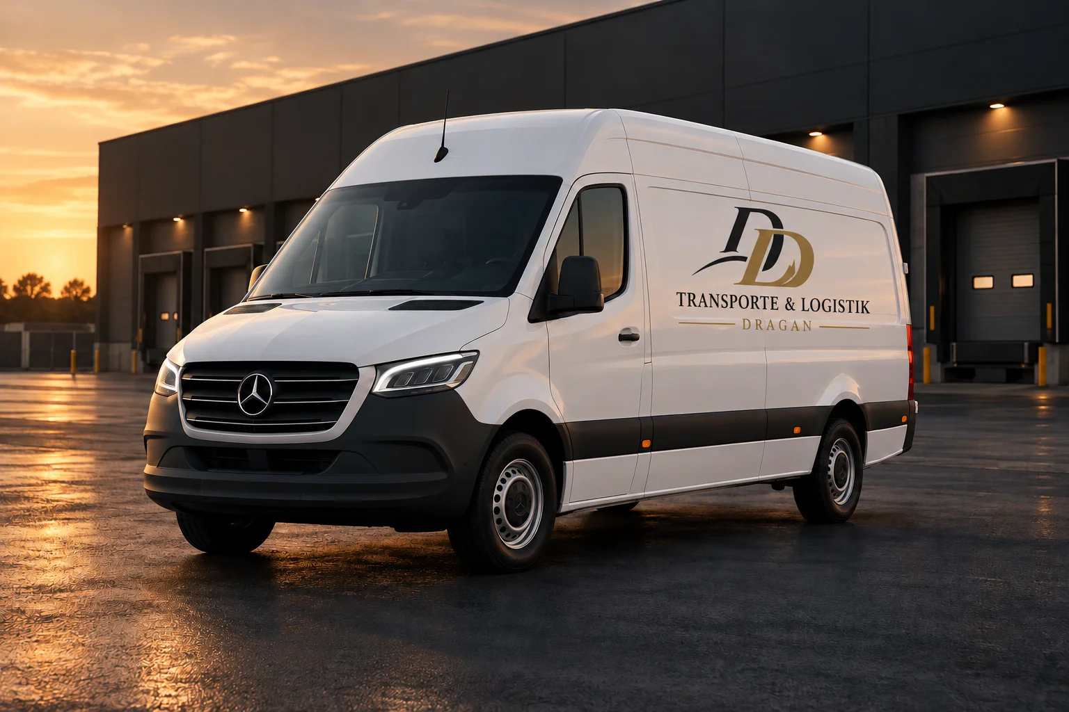 Mercedes Sprinter Kastenwagen, Modell 2025 – KI-generierte Illustration